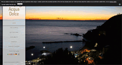 Desktop Screenshot of campingacquadolce.com